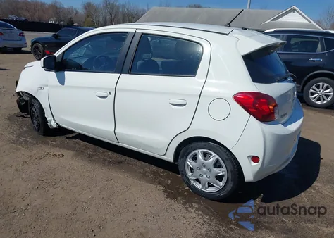 2015 Mitsubishi Mirage De from USA, damaged, VIN ML32A3HJ9FH031362